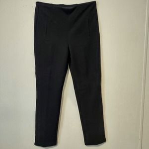 Chicos Black Elastic Waist Dress Pants Size 6